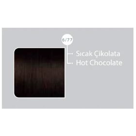Lilafix 6.77 Sıcak Çikolata 60 ML Saç Boyası+20 V 60 ML Oksidan