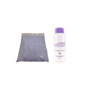 Lilafix 60 gr Saç Açıcı Mavi Oryal + Liviton 30 Volume Oksidan Krem