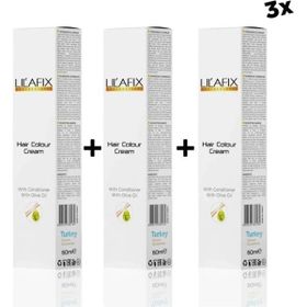 Lilafix 7-1 Küllü Kumral 3'lü 60 ml Krem Tüp Boya