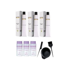 Lilafix 7.65 Lal Kızılı 3'lü Krem Tüp Boya + 3x60 ml Sıvı Boyama Seti
