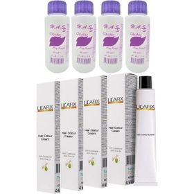 Lilafix 8.1 Açık Küllü Kumral 4+4 Saç Boyası ve Oksidanlı Set