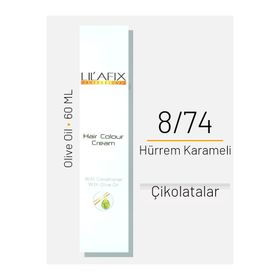 Lilafix 8.74 Hürrem Karameli 60 ML Saç Boyası