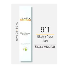 Lilafix 911 Ekstra Açıcı Sarı 60 ml Saç Boyası