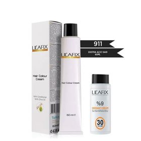 Lilafix 912.1 Ultra Açıcı Küllü Sarı Krem Tüp Boya +30 V Oksidan