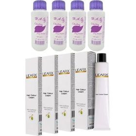 Lilafix Açık Kahve Dore 5/3 4x60 ml Saç Boyası + H.A.SS 4x60 ml Oksidan