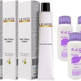Lilafix Açık Kumral 8/0 3x60 ml Saç Boyası + 3x60 ml Oksidan