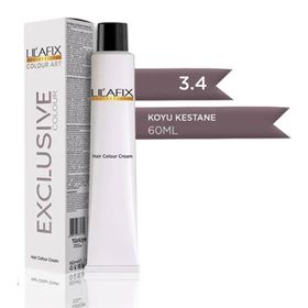 Lilafix Krem 3.4 Exclusive Koyu Kestane 60 ml Tüp Saç Boyası