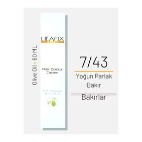 Lilafix No 7/43 Yoğun Parlak Bakır 60 ml Saç Boyası