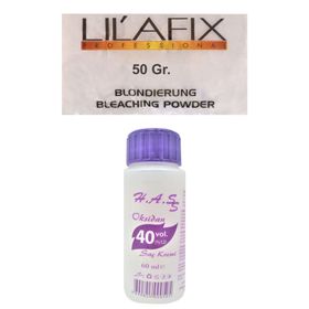 Lilafix Oryal 50 gr Toz Saç Açıcı + H.A.SS 40 Volüm 60 ml Oksidan