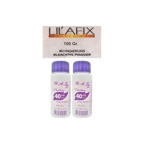 Lilafix Toz Saç Açıcı Oryal 100 gr +2'li 40 H.A.SS Volum Oksidan