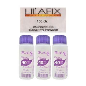 Lilafix Toz Saç Açıcı Oryal 150 gr + 3 Adet 40 H.A.SS Volum Oksidan