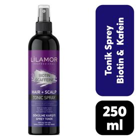 Lilamor 250 ml Biotin Caffeine Dökülme Karşıtı Tonik Sprey