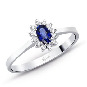 Lilarote 0.45 ct. Safir Pırlanta Yüzük