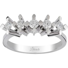 Lilarote Pırlanta 0.40 ct Beş Taş Pırlanta Yüzük