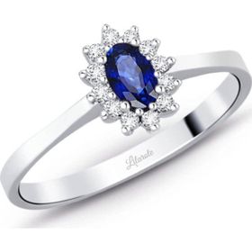 Lilarote Pırlanta 0.45 ct Safir Pırlanta Yüzük