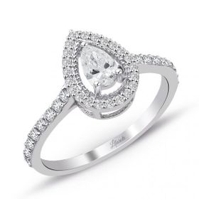 Lilarote Pırlanta 0.49 ct Damla Pırlanta Yüzük