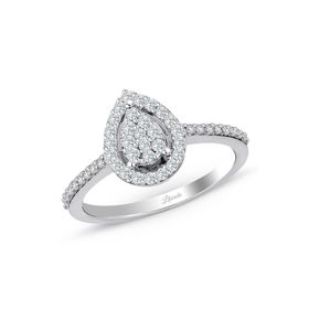 Lilarote Pırlanta 0.52 ct Damla Pırlanta Yüzük