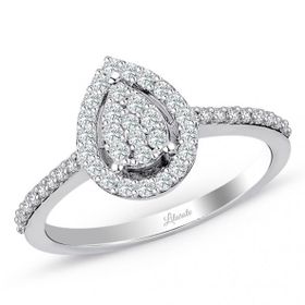 Lilarote Pırlanta 0.52 ct Damla Pırlanta Yüzük
