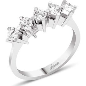 Lilarote Pırlanta 0.74 ct Beş Taş Pırlanta Yüzük