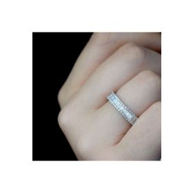 Lilarote Pırlanta 1.68 ct Modern Tasarım Tamtur Baget Pırlanta Yüzük