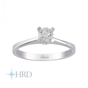 Lilarote Pırlanta Lilarote 0.40 ct Çift Sıra Baget Kare Tektaş Yüzük