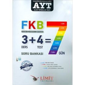 Limit AYT Fizik Kimya Biyoloji Soru Bankası
