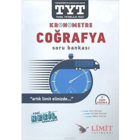 Limit Kronometre TYT Coğrafya Soru Bankası Limit Yayınları