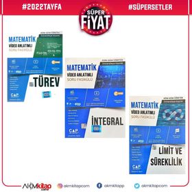 Limit Türev ve İntegral Fasikülleri Seti 3 Kitap - Çap Yayınları