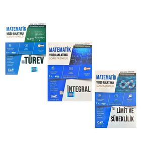 Limit Türev ve İntegral Fasikülleri Seti 3 Kitap - Çap Yayınları