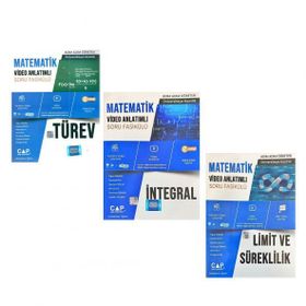 Limit Türev ve İntegral Fasikülleri Seti 3 Kitap - Çap Yayınları