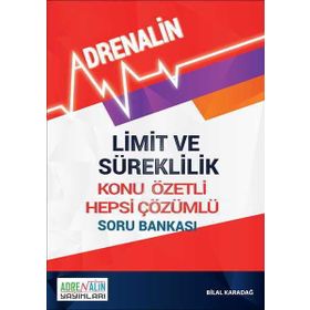 Limit ve Süreklilik Konu Özetli Hepsi Çözümlü Soru Bankası Adrenalin Yayınları