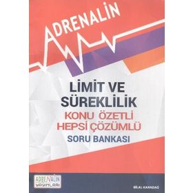 Limit ve Süreklilik Konu Özetli Hepsi Çözümlü Soru Bankası Adrenalin Yayınları