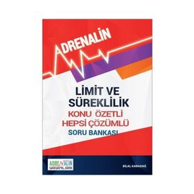 Limit ve Süreklilik Konu Özetli Hepsi Çözümlü Soru Bankası Adrenalin Yayınları