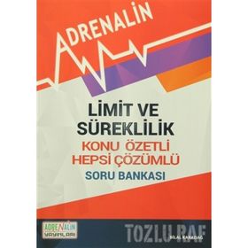 Limit ve Süreklilik - Konu Özetli - Hepsi Çözümlü Soru Bankası - Bilal Karadağ