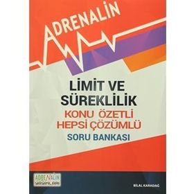 Limit ve Süreklilik - Konu Özetli - Hepsi Çözümlü Soru Bankası - Bilal Karadağ