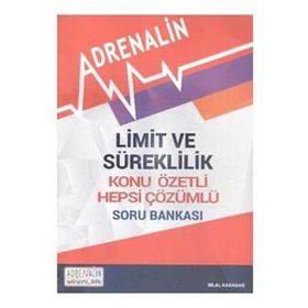 Limit ve Süreklilik - Konu Özetli - Hepsi Çözümlü Soru Bankası - Bilal Karadağ