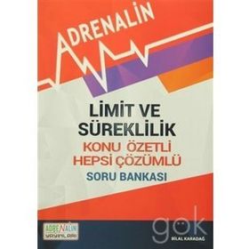 Limit ve Süreklilik - Konu Özetli - Hepsi Çözümlü Soru Bankası - Bilal Karadağ
