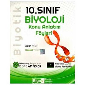 Limit Yayınları 10. Sınıf Biyoloji Konu Anlatımlı Föyleri