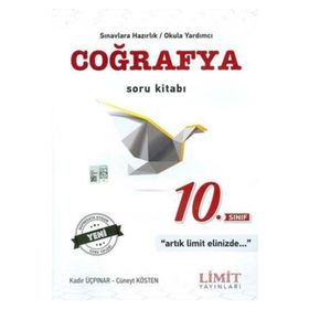 Limit Yayınları 10. Sınıf Coğrafya Soru Bankası ve Konu Bitirme
