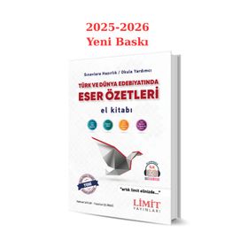 Limit Yayınları 2025/26 Türk ve Dünya Edebiyatında Eser Özetleri El Kitabı
