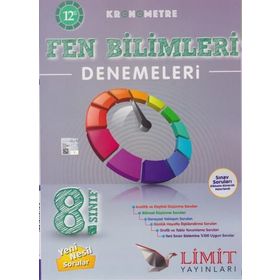 Limit Yayınları 8. Sınıf Fen Bilimleri Kronometre 12'li Denemeleri