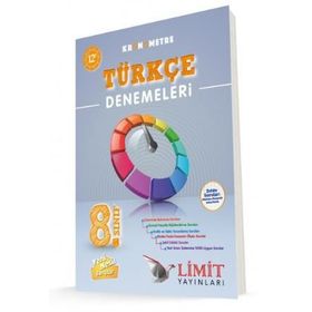 Limit Yayınları 8.Sınıf Kronometre LGS 12'li Türkçe Denemeleri