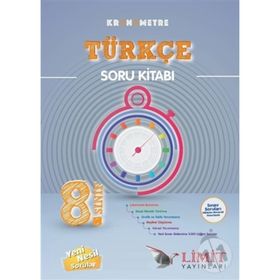 Limit Yayınları 8.Sınıf Kronometre LGS 12'li Türkçe Denemeleri