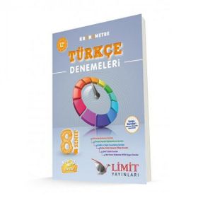 Limit Yayınları 8.Sınıf Kronometre LGS 12'li Türkçe Denemeleri