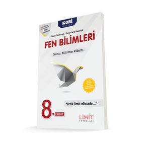 Limit Yayınları 8. Sınıf LGS Fen Bilimleri Konu Bitirme Kitabı