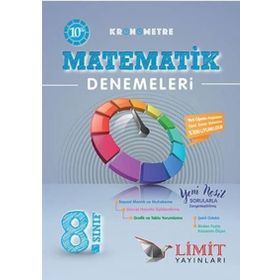 Limit Yayınları 8.sınıf LGS Kronometre 12 Li Matematik Denemeleri