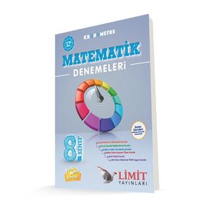 Limit Yayınları 8.sınıf LGS Kronometre 12 Li Matematik Denemeleri