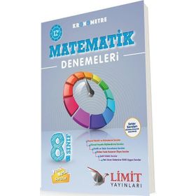Limit Yayınları 8.sınıf LGS Kronometre 12 Li Matematik Denemeleri