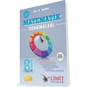 Limit Yayınları 8.sınıf LGS Kronometre 12 Li Matematik Denemeleri