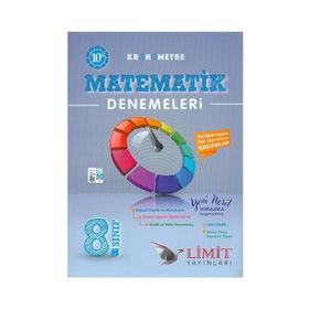 Limit Yayınları 8. Sınıf Matematik Kronometre 12'li Denemeleri